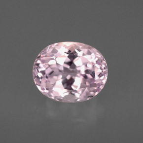 Kunzita rosa natural 2,68ct, corte oval, VVS-VS