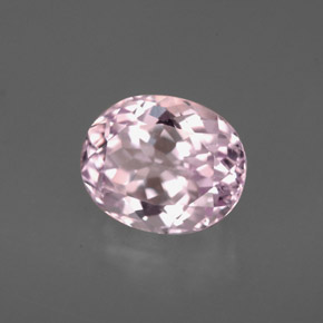 Kunzita rosa natural 2,68ct, corte oval, VVS-VS