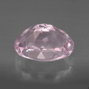 Kunzita rosa natural 5,64ct, corte oval, VVS