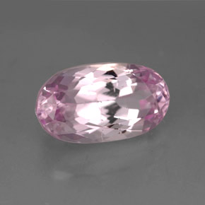 Kunzita rosa natural 6,95ct, corte oval, VS