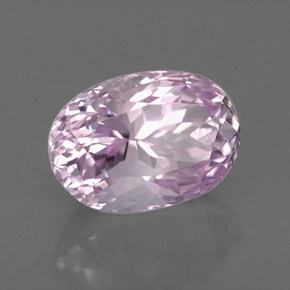 Kunzita rosa natural 5,46ct, corte oval, VVS-VS