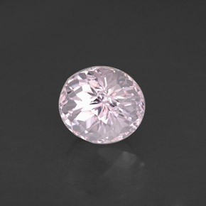 Kunzita rosa natural 4,03ct, corte oval, VVS-VS
