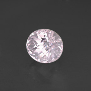 Kunzita rosa natural 4,03ct, corte oval, VVS-VS