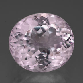 Kunzita rosa natural 7,60ct, corte oval, VVS