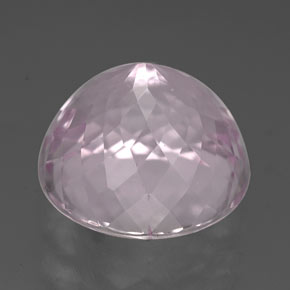 Kunzita rosa natural 7,90ct, corte redondo, VS