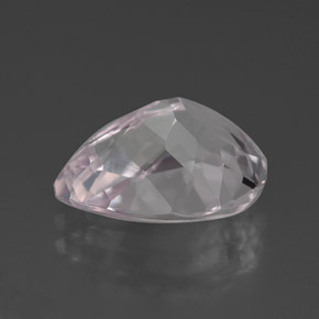 Kunzita rosa natural 5,12ct, formato de pêra, VVS