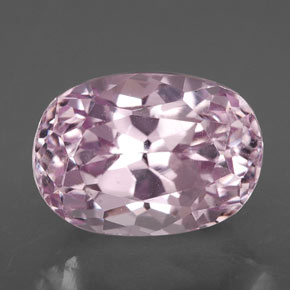 Kunzita rosa natural 6,97ct, corte oval, VS