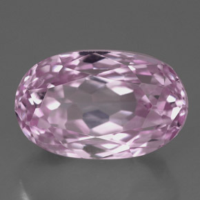 Kunzita rosa natural 8,16ct, corte oval, VVS