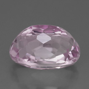 Kunzita rosa natural 8,16ct, corte oval, VVS