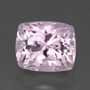 Kunzita Rosa Natural 5.71ct, Almofada cortada, VVS-VS