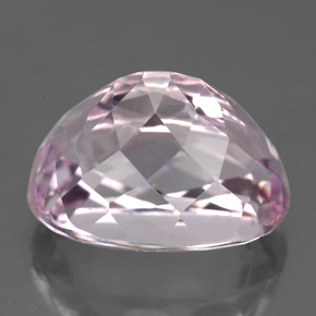 Kunzita rosa natural 8,54ct, corte oval, VS-SI
