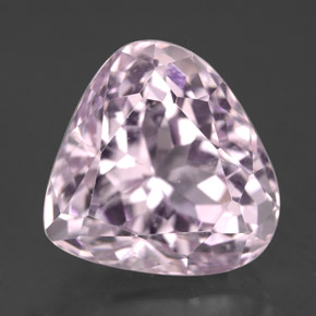 Kunzita rosa natural 10,89ct, formato de pêra, VS-SI