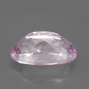 Kunzita rosa natural 10,60ct, corte oval, VVS-VS