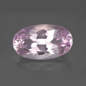 Kunzita rosa natural 8,71ct, corte oval, VVS