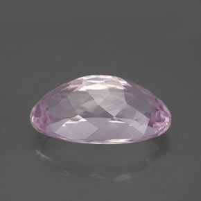 Kunzita rosa natural 8,71ct, corte oval, VVS