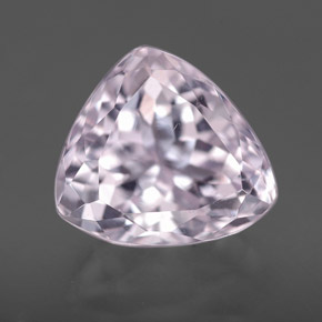 Kunzita rosa natural 5,07ct, trillion, VVS
