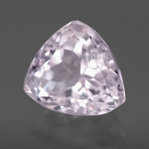 Kunzita rosa natural 5,07ct, trillion, VVS