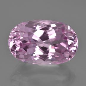 Kunzita rosa natural 17,07ct, corte oval, VVS-VS