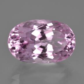 Kunzita rosa natural 17,07ct, corte oval, VVS-VS