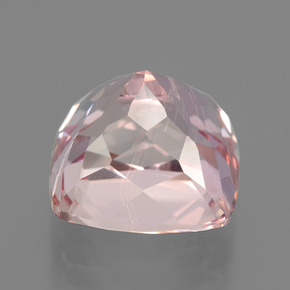 Kunzita rosa natural 10,26ct, almofada cortada, VS