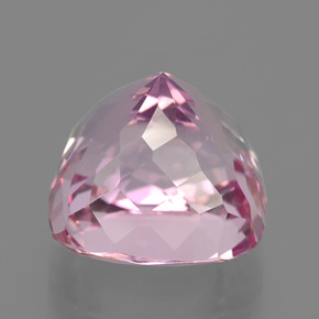 Kunzita rosa natural 16,00ct, almofada cortada, VVS-VS