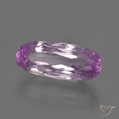 Kunzita Roxo muito claro Natural 7.04ct, oval, VVS