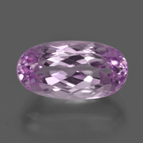 Kunzita roxo natural 7,16ct, corte oval, VS