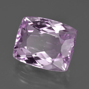 Kunzita roxo natural 11,27ct, almofada cortada, VS