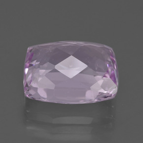 Kunzita roxo natural 11,27ct, almofada cortada, VS