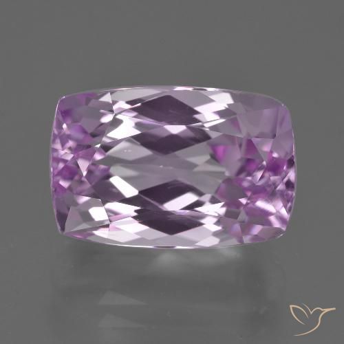 Kunzita roxo médio Natural 9.96ct, Almofada cortada, VVS-VS