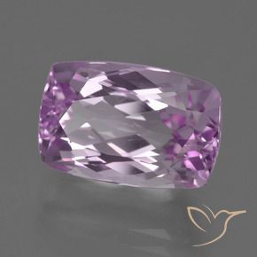 Kunzita roxo médio Natural 9.96ct, Almofada cortada, VVS-VS