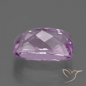 Kunzita roxo médio Natural 9.96ct, Almofada cortada, VVS-VS