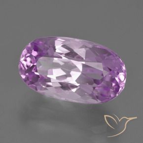 Kunzita roxo médio Natural 9.25ct, oval, VS