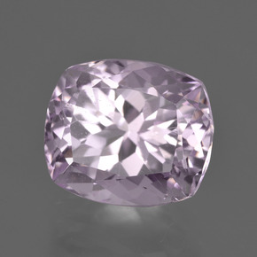 Kunzita rosa natural 9,02ct, almofada cortada, VS