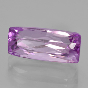 Kunzita roxo natural 8,42ct, almofada cortada, VS