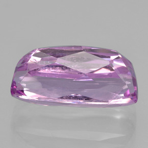 Kunzita roxo natural 8,42ct, almofada cortada, VS