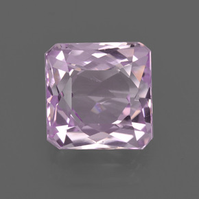 Kunzita rosa natural 5,45ct, corte esmeralda, VVS-VS