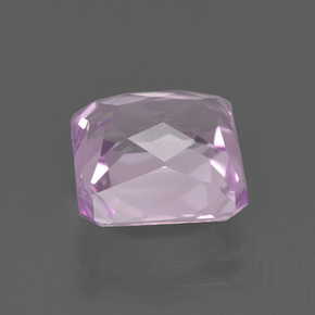 Kunzita rosa natural 5,45ct, corte esmeralda, VVS-VS