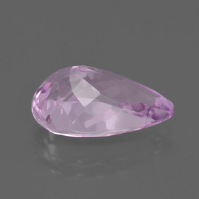Kunzita Rosa Natural 5.64ct, Formato de pêra, VVS-VS