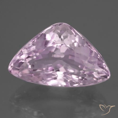 Kunzita rosa natural 14,85ct, trillion, VVS