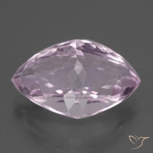Kunzita rosa natural 14,85ct, trillion, VVS
