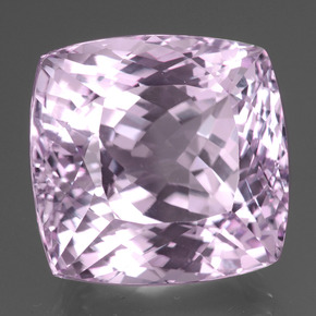 Kunzita Rosa Natural 48.41ct, Almofada cortada, VVS