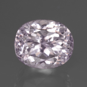 Kunzita rosa natural 6,47ct, corte oval, VS