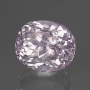 Kunzita rosa natural 6,47ct, corte oval, VS