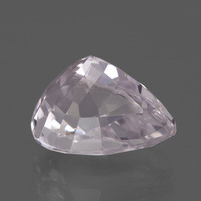 Kunzita rosa natural 6,25ct, formato de pêra, VS
