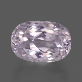 Kunzita rosa natural 7,26ct, corte oval, VVS