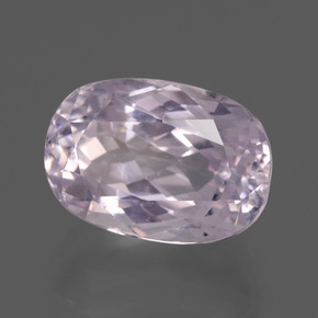 Kunzita rosa natural 7,26ct, corte oval, VVS