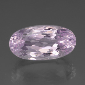 Kunzita rosa natural 22,39ct, corte oval, VVS