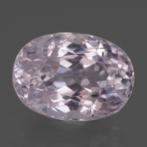 Kunzita rosa natural 13,80ct, corte oval, VVS-VS