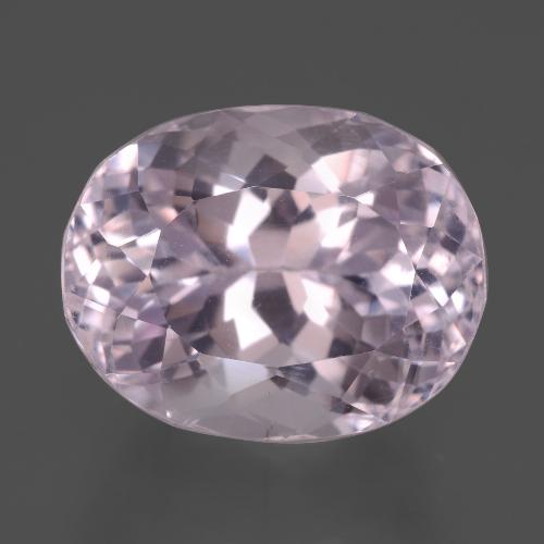 Kunzita rosa natural 13,90ct, corte oval, VS